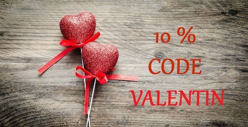 Offre spéciale St Valentin : 10 % pour fêter l'amour