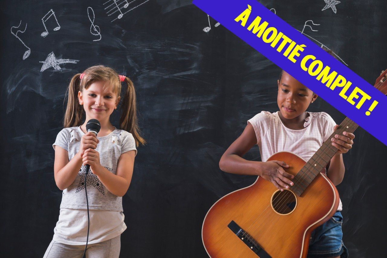 À moitié complet : Cours de chant pour enfants de 8 à 12 ans | Lundi à 17h | Marseille (Début des cours le 01.09.25)